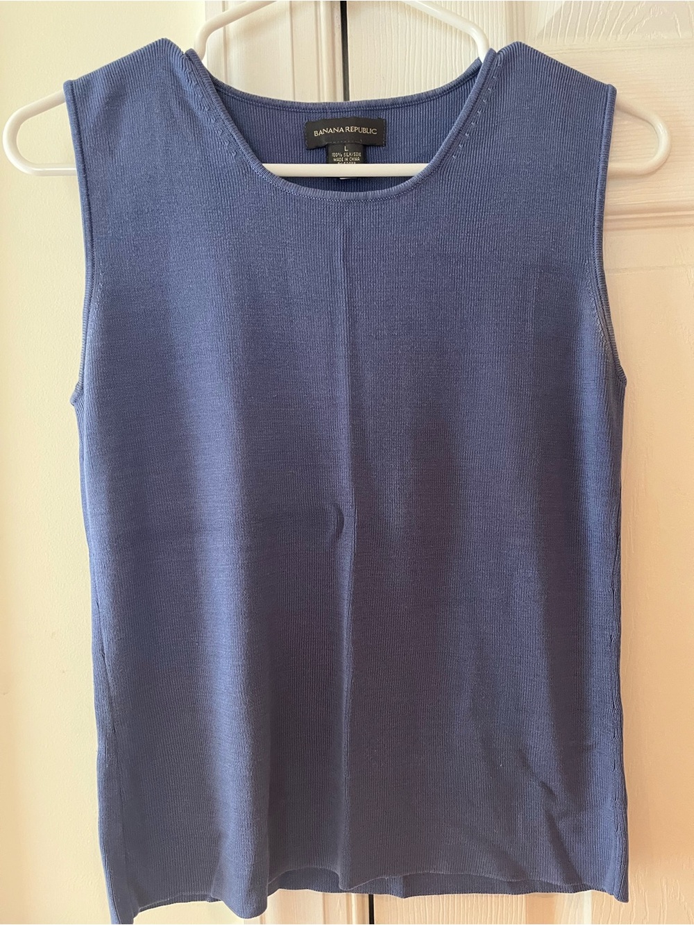Banana Republic Sleeveless Knit Tank in Periwinkle Blue Size Large